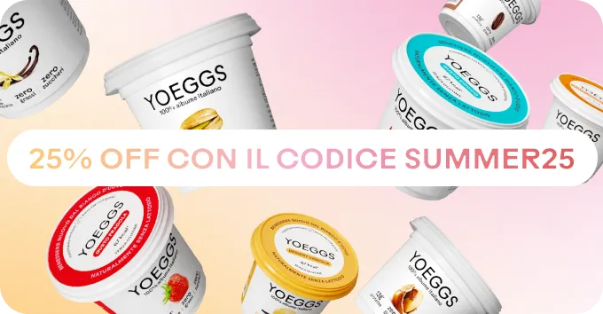 25% OFF con il codice SUMMER25